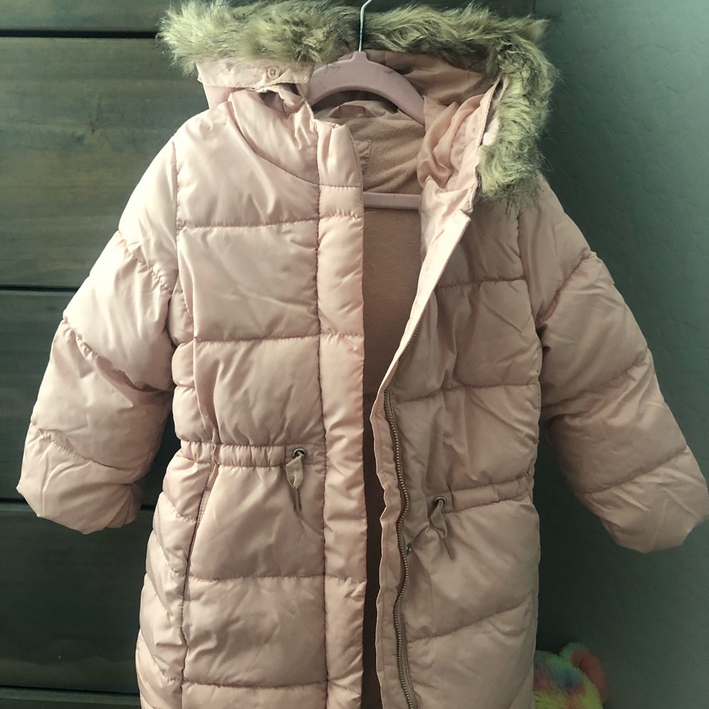 Baby Gap pink puffer coat